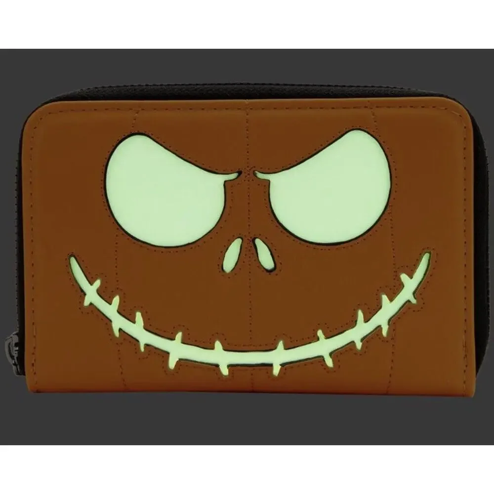 Loungefly Jack Skellington Pumpkin Wallet *GLOW IN THE DARK *New With Tags* NWT